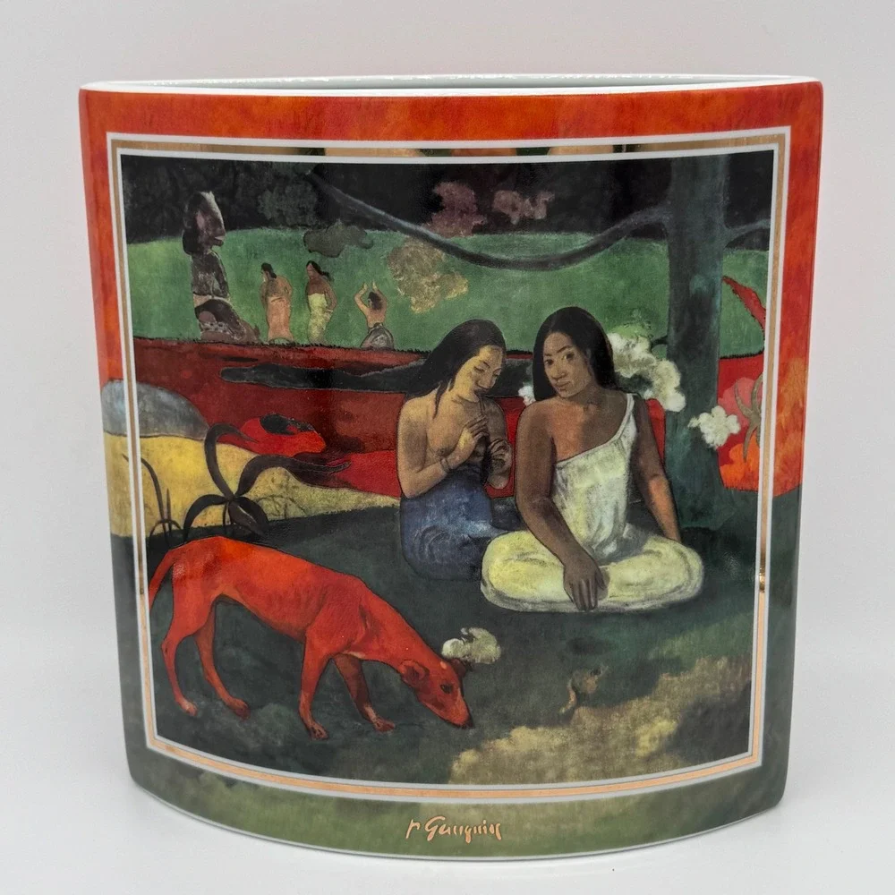 Goebel Artis Orbis Paul Gauguin Arearea Porcelain Vase Limited Edition 0229/1000